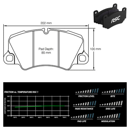 Pagid - Pastiglie freno Ferrari 488 [ceramic brakes] (4580) - Front