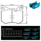 Pagid - Pastiglie freno Lamborghini Urraco (4703) - Front - Ravasicorse