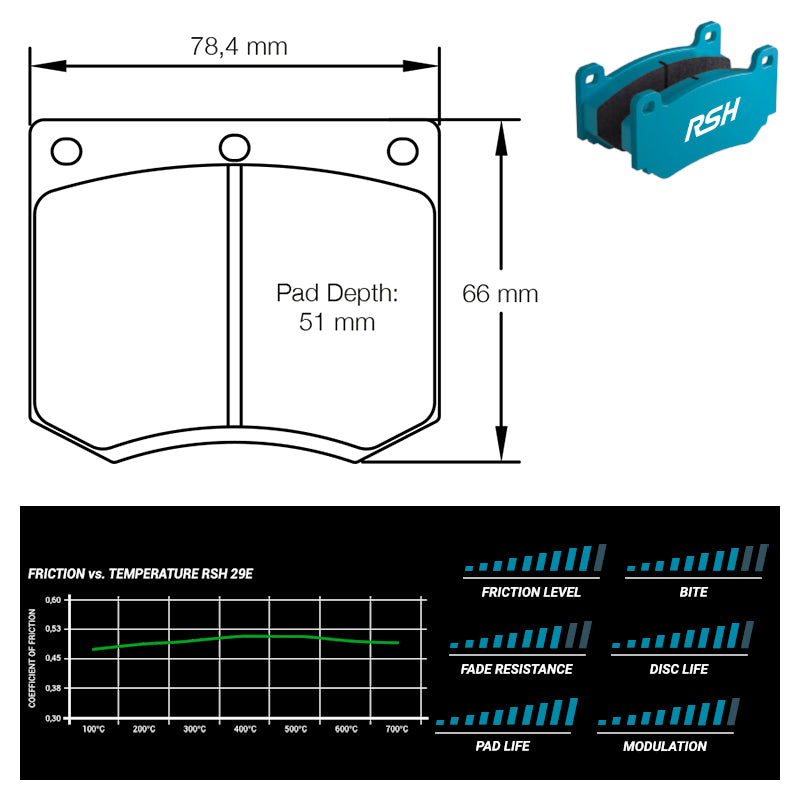 Pagid - Pastiglie freno Nissan 280Z (4905) - Front