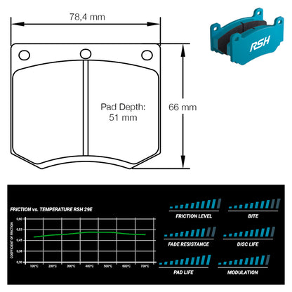 Pagid - Pastiglie freno Nissan 280Z (4905) - Front