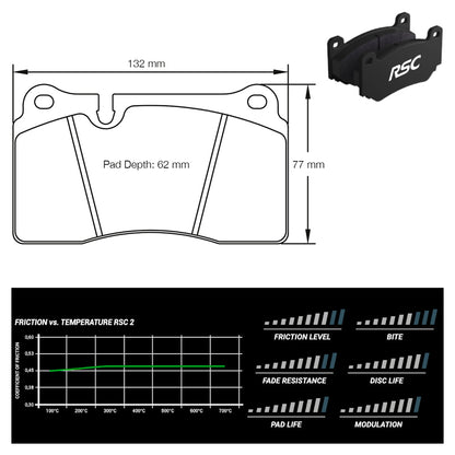 Pagid - Pastiglie freno Ferrari Several ceramic brakes CCM (4906) - Rear