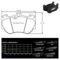 Pagid - Pastiglie freno Lamborghini Gallardo [ceramic brakes] (4907) - Front - Ravasicorse