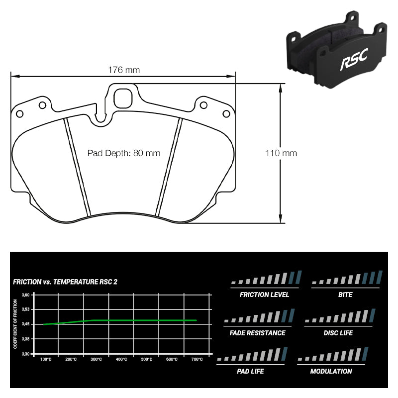 Pagid - Pastiglie freno Audi R8 5.2 FSI quattro (2nd generation) [ceramic brakes] (4907) - Front