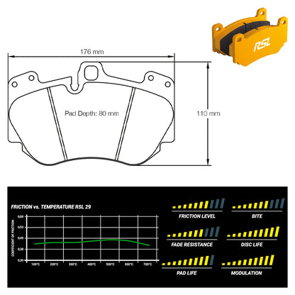 Pagid - Pastiglie freno Audi A8 D3 [ceramic brakes] (4907) - Front