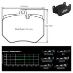 Pagid - Pastiglie freno Audi RS6 (C6) [ceramic brakes front] (4910) - Front - Ravasicorse