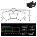 Pagid - Pastiglie freno Porsche Panamera [cast iron & ceramic brakes] (4917) - Front - Ravasicorse