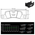 Pagid - Pastiglie freno Porsche Cayenne [cast iron & ceramic brakes] (4918) - Rear - Ravasicorse