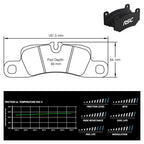 Pagid - Pastiglie freno Porsche Cayenne [cast iron & ceramic brakes] (4918) - Rear - Ravasicorse