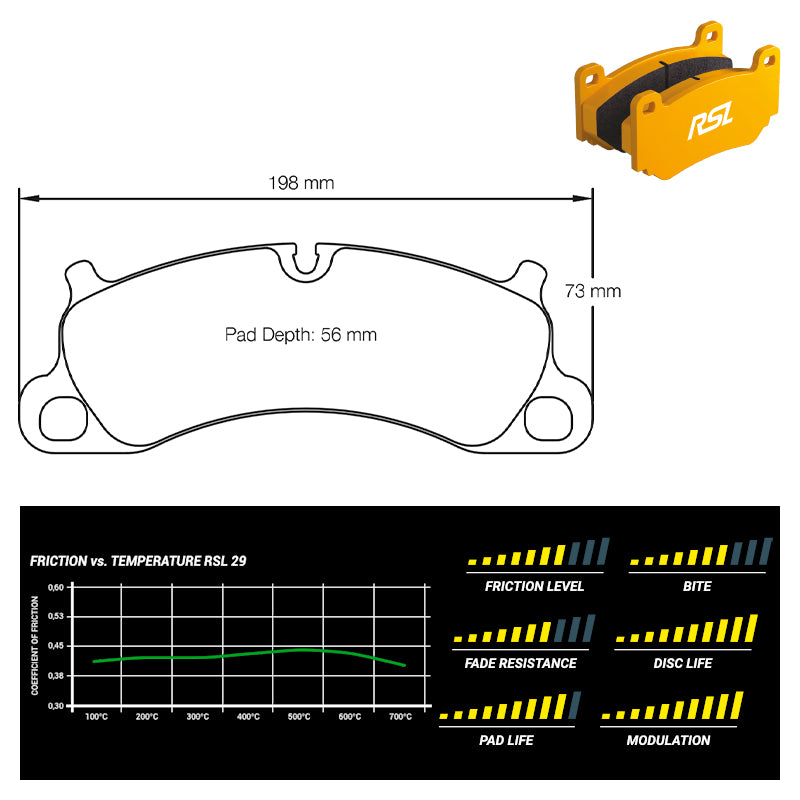 Pagid - Pastiglie freno Porsche Boxster Spyder [981] (4922) - Front - Ravasicorse