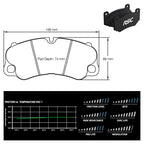 Pagid - Pastiglie freno Porsche 991 GT3 [ceramic brakes] (4927) - Front - Ravasicorse
