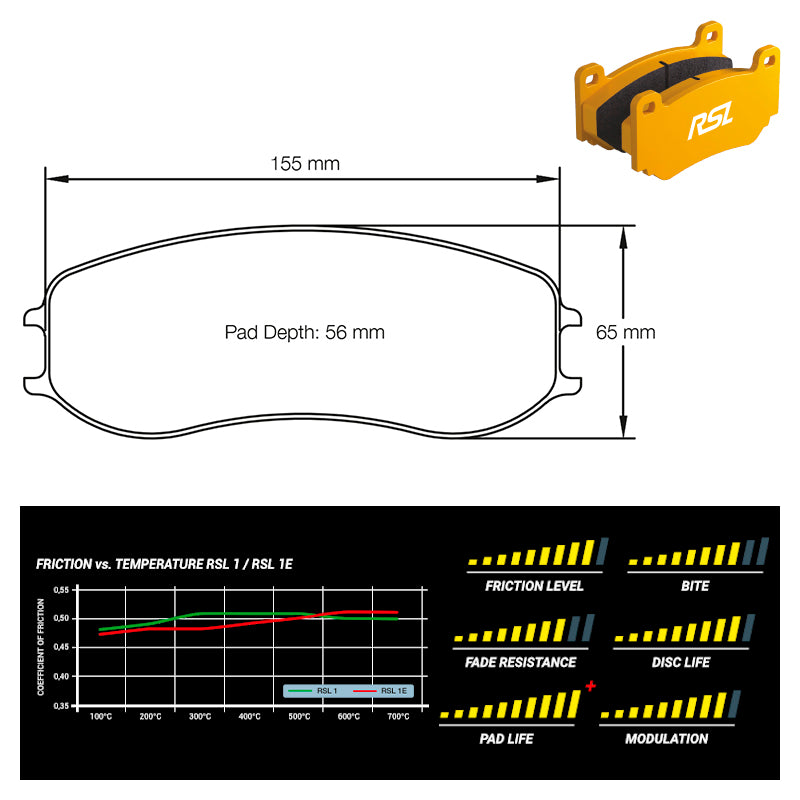 Pagid - Pastiglie freno Porsche Cayman GT4 MR [PFC brakes 28/26 mm] (4928) - Front