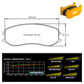 Pagid - Pastiglie freno Porsche 991 GT3 Cup MR [PFC brakes 28/26 mm] (4928) - Front - Ravasicorse