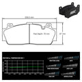 Pagid - Pastiglie freno BMW M2 [F87] Competition (4934) - 6 pompanti - Front - Ravasicorse