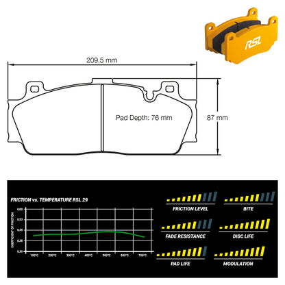 Pagid - Pastiglie freno BMW M2 [F87] Competition (4934) - Front