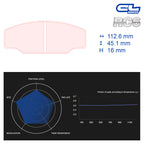 CL Brakes - Kit 4 pz. pastiglie freno (5003W43T16) - Ravasicorse