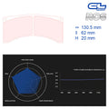 CL Brakes - Kit 4 pz. pastiglie freno (5005W43T20) - Ravasicorse