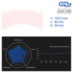 CL Brakes - Kit 4 pz. pastiglie freno (5005W43T20) - Ravasicorse