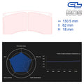 CL Brakes - Kit 4 pz. pastiglie freno (5005W50T18) - Ravasicorse