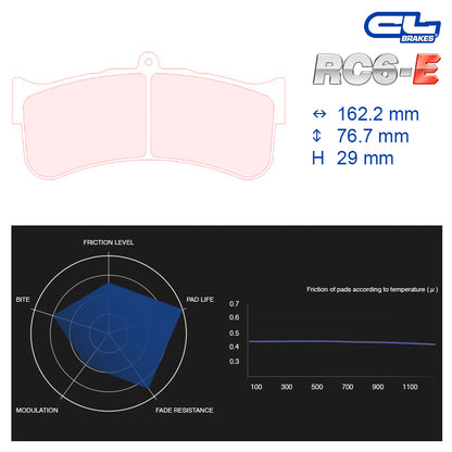 CL Brakes -  Kit 4 pcs. plaquettes de frein (5018W51T29)