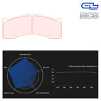 CL Brakes - Kit 4 pz. pastiglie freno (5047W50T18) - Ravasicorse