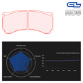 CL Brakes - Kit 4 pz. pastiglie freno (5069W54T25) - Ravasicorse