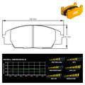 Pagid - Pastiglie freno Honda Civic Type-R FN2 2.0 16V (8010) - Front - Ravasicorse