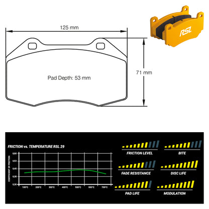 Pagid - Pastiglie freno Alfa Romeo 4C (8023) - Front