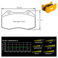Pagid - Pastiglie freno Mazda MX-5 Miata Global Cup Car (8023) - Front - Ravasicorse