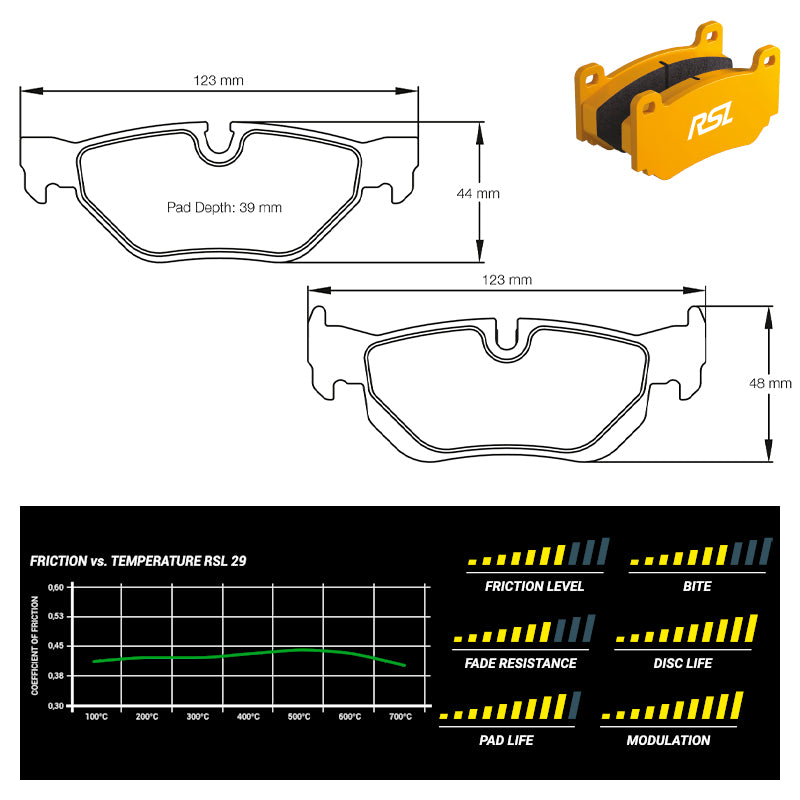 Pagid - Pastiglie freno BMW 120d & 130i [E81 & E87] (8035) - Rear