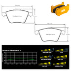 Pagid - Pastiglie freno Audi S3 8P 2.0T (8064) - Front - Ravasicorse