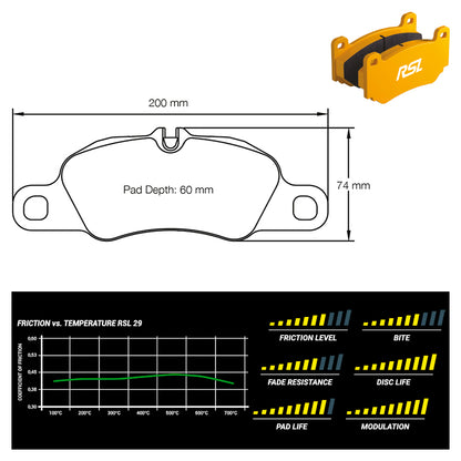 Pagid - Pastiglie freno Porsche 718 Boxster 2.0 [982] (8074) - Front