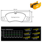 Pagid - Pastiglie freno Porsche 991-2 3.0 Carrera (8074) - Front - Ravasicorse