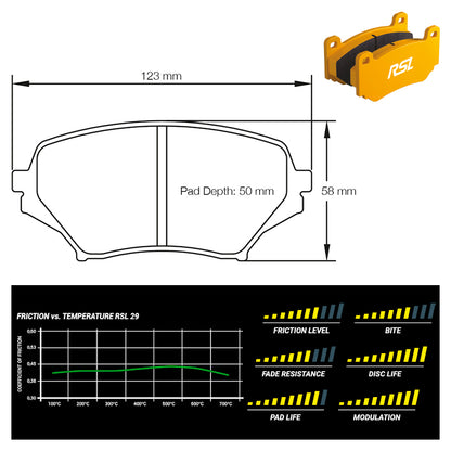 Pagid - Pastiglie freno Mazda MX-5 Miata NC (8082) - Front