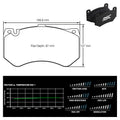 Pagid - Pastiglie freno Audi RS6 (C7) [ceramic brakes] (8088) - Front - Ravasicorse
