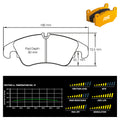 Pagid - Pastiglie freno Audi Q5 [8R] (8096) - Front - Ravasicorse