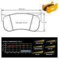 Pagid - Pastiglie freno Chevrolet Camaro GT4 R [race car] (8100) - Front - Ravasicorse