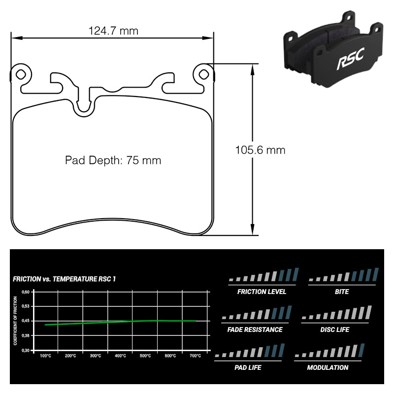 Pagid - Pastiglie freno McLaren 720S [ceramic brakes] (8270) - Rear