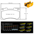 Pagid - Pastiglie Freno Toyota Yaris GR (8299) - Front - Ravasicorse
