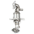Inoxcar - Tubo sostituzione catalizzatore con cat. metallico sportivo 200 CPSI - Ravasicorse