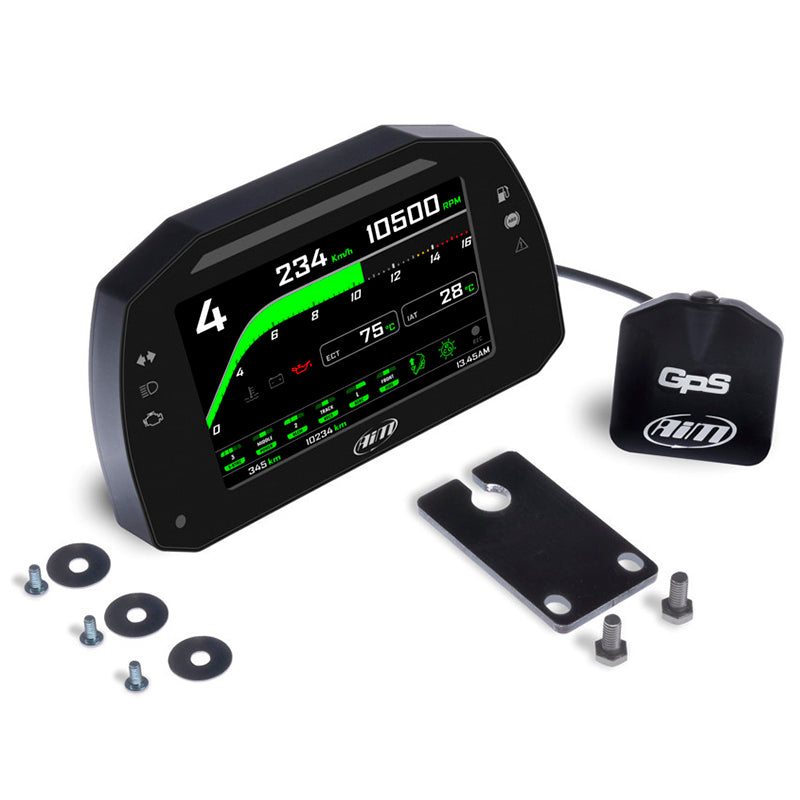 AIM - Dash logger P&P MXK10 x Kawasaki Ninja ZX-10R