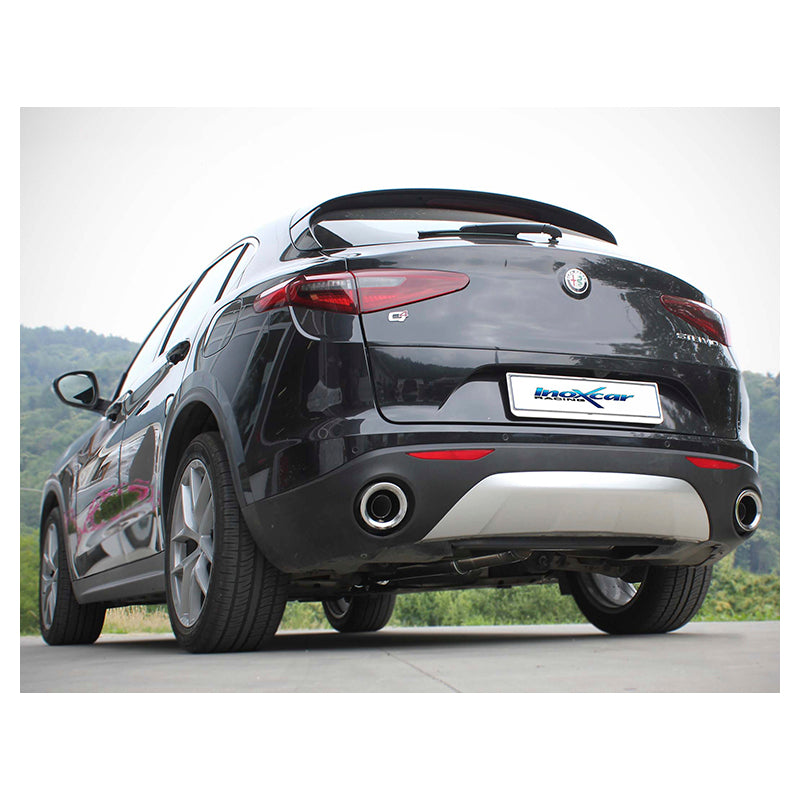 Inoxcar - Finale con silenziatore con uscita DX+SX - Ravasicorse