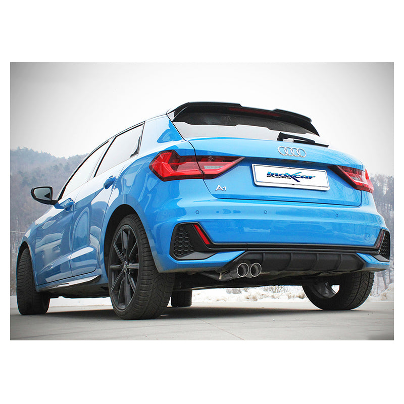 Inoxcar - Finale senza silenziatore con uscita 2 x Ø70 (Racing) - Ravasicorse