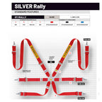 Cintura Sabelt - 6 punti Rally FIA 8853-2016 (red - CCA622SRUN1) - Ravasicorse
