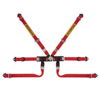 Cintura Sabelt - 6 punti Formula FIA 8853-2016 (red) - Ravasicorse