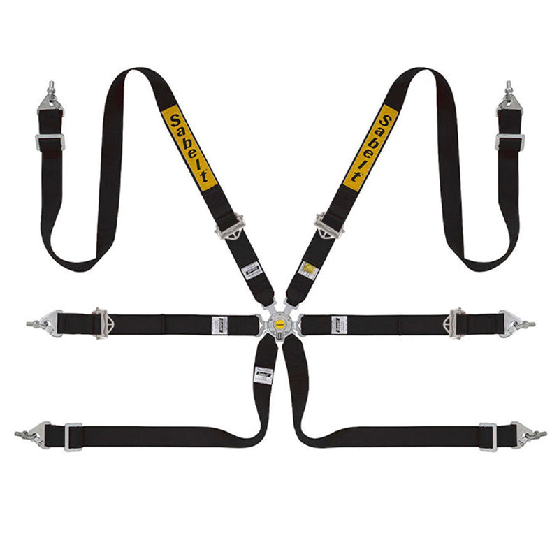 Cintura Sabelt - 6 punti Rally FIA 8853-2016 (black - CCA622SNUN1) - Ravasicorse