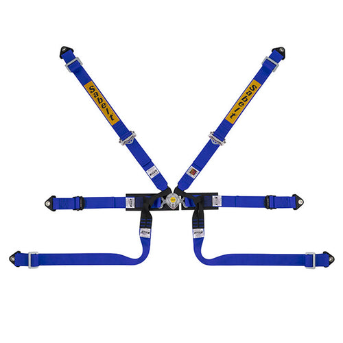 Cintura Sabelt - 6 punti Formula FIA 8853-2016 (blue) - Ravasicorse