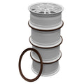 EVOCorse - Anelli impila ruote in plastica, dimensioni: 13" - 21" - Ravasicorse