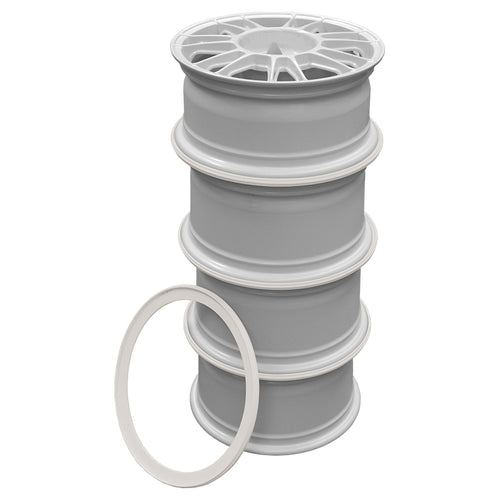 EVOCorse - Anelli impila ruote in plastica, dimensioni: 13" - 21" - Ravasicorse