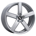 EtaBeta Eros 7.0 x 17" ET30 (silver) - Alpine A110 front - Ravasicorse