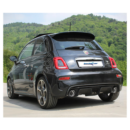 Inoxcar - Finale con silenziatore Ø102 mm DX+SX (Racing) - Ravasicorse